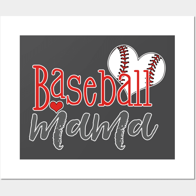 Baseball Mom T Shirt Baseball Mama T Shirt Baseball Mom Shirt Wall Art by roamfree